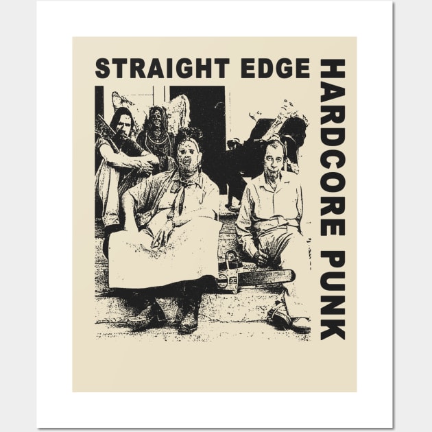 classic straight edge hardcore punk Wall Art by psninetynine